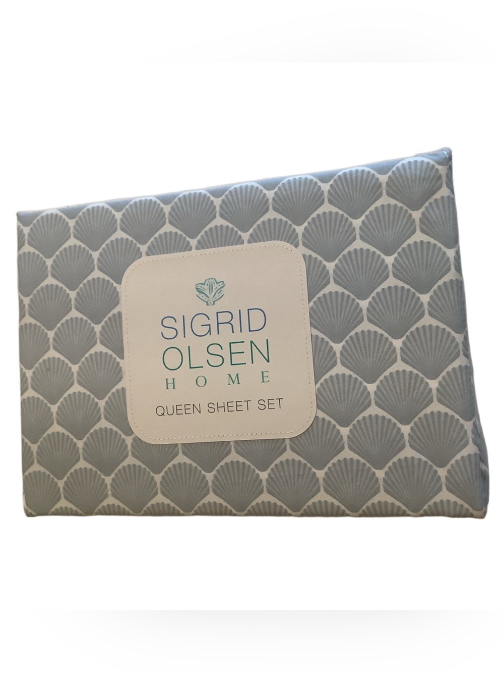 Sigrid Olsen Scallop Shell Seashell Queen Sheet Set New